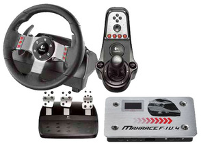 Logitech G27 Racing Wheel + MaxRace F1 Converter V.4 Xbox One