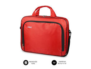 Maletín Subblim Oxford para Portátiles hasta 16 " Rojo