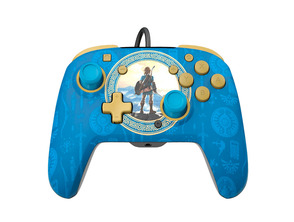 Mando con Cable PDP Rematch The Legend of Zelda Hyrule Blue