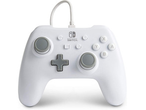 Mando Power A Wired Controller White Nintendo Switch
