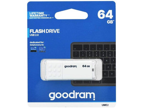 Add to cart Memoria USB Goodram 64GB UME2 White USB 2.0 Memoria USB Goodram 64GB UME2 White USB 2.0
