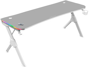 Mesa Gaming Mars Gaming MGD RGB XL Weiß 160x60cm
