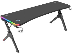 Mesa Gaming Mars Gaming RGB XL Schwarz 160x60 cm
