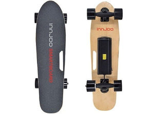 Mini Monopatín Eléctrico Innjoo Electric Small Skate con Control Remoto para Adulto/Niños