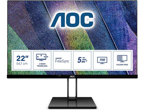 Monitor AOC 22V2Q 21.5 " Full HD Negro