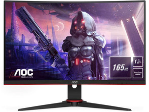 Monitor Gaming LED 24 '' AOC C24G2AE/BK Curvo Negro