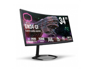 Monitor-Gaming-LED-34" Cooler Master GM34CW Gebogen