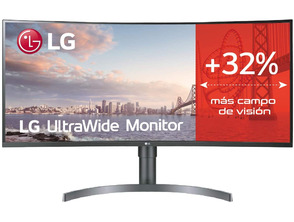 Monitor Multimedia Ultrawide Curvo LG 35WN65C-B 35 ''