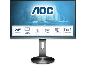 Monitor Profesional AOC I2490PXQU 23.8 " Full HD Multimedia Gris