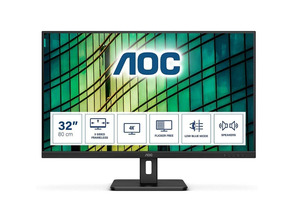 Professioneller Monitor AOC U32E2N 31.5 "4K Multimedia Schwarz
