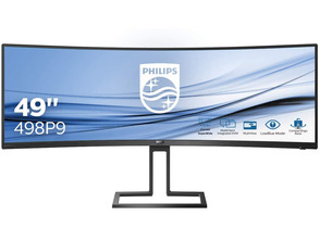 Monitor Ultrapanorámico Curvo Philips 498P9 48.8 " Multimedia Negro