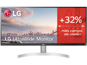 Monitor Ultrapanorámico Profesional LG 29WN600-W 29 " /Voll HD/Multimedia Plata