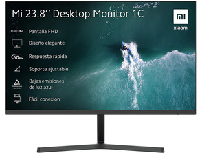 Add to cart Monitor Xiaomi MI Desktop 1C 23.8 '' FullHD Negro Monitor Xiaomi MI Desktop 1C 23.8 '' FullHD Negro