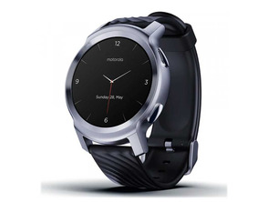 Motorola Moto Watch 100 GPS-Gletscher Silber