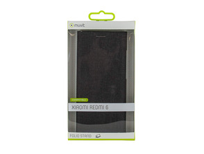 Muvit Folio Xiaomi Redmi 6 Ständer   Visitenkartenhalter Schwarz