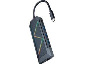 Nanokable Hub USB 3.0 10.16.0901 USB/USB-C/HDMI/RJ45/SD/Audio