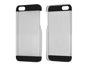 Transparent Plastic Case for iPhone 5/5S Schwarz