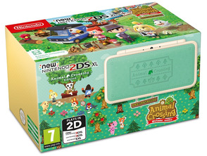 New 2DS XL Sonderedition Animal Crossing + Animal Crossing Willkommen Amiibo (vorinstalliert)