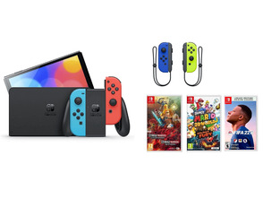 Add to cart Nintendo Switch OLED (Neon Azul/Rojo) + 3 Juegos + Joy Con Set (Azul/Amarillo) Nintendo Switch OLED (Neon Azul/Rojo) + 3 Juegos + Joy Con Set (Azul/Amarillo)