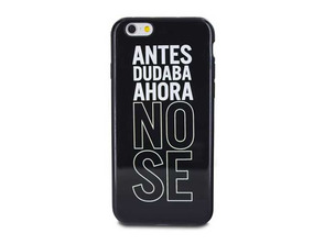 TPU Protective Black No Sé - iPhone 6/6S