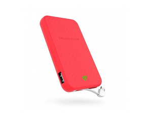 Powerbank Energy System 5000 mAh mit Kabel Integrado Rojo