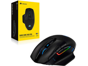 Ratón Corsair Dark Core RGB RF Wireless + Bluetooth Óptico 18000DPI