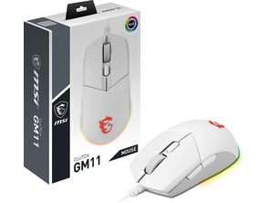 Ratón MSI Clutch GM11 Weiß
