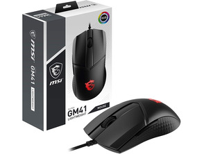 Ratón MSI Clutch GM41 Óptico 16000 DPI