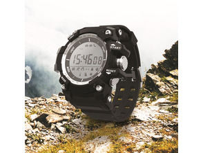 Uhr - Aktivität und Schlaf SportTime Schwarz Muvit I/O