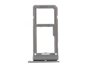 SIM/MicroSD Card Tray for Samsung Galaxy S8/S8 Plus - Schwarz