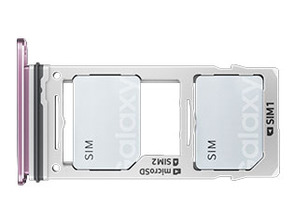 DualSIM-Kartenfach - Samsung Galaxy S9 / S9 Plus Purpur