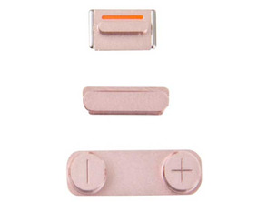 Side Buttons Set for iPhone SE Rose Gold