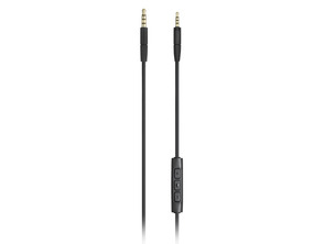 Ersatz-audio-kabel mit lautstärkeregler für Sennheiser HD 4.30 i Schwarz