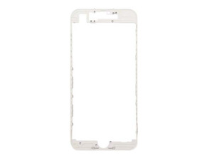 Front Frame with Hot Glue for iPhone 7 Weiss