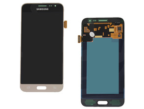 Display mit Touchscreen schwarz Samsung Galaxy J3 (2016) Gold