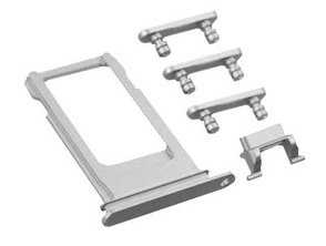 Add to cart SIM-Kartenfach + seitliche Tasten für iPhone 7 Silber SIM-Kartenfach + seitliche Tasten für iPhone 7 Silber