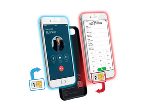 Zweiter Sim Fall für iPhone 8 / 7 / 6s / 6 SBS