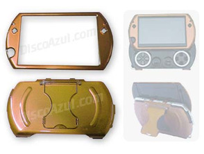 Semi-Metallica Armored Case for PSP Go Yellow