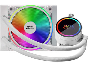 Sistema de Regekühlación Líquida Mars Gaming ML120 Blanco Intel/AMD