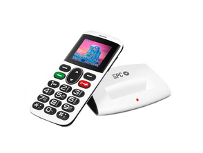 SPC Symphony Telefon Mobile BT FM + Dock Blanco