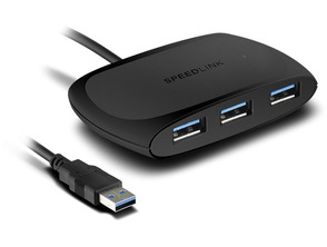 Speedlink SNAPPY USB Hub, 4-Port, USB 3.0, active