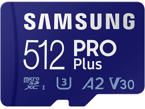 Tarjeta de Memoria Samsung Pro Plus 2021 512GB MicroSD XC Clase 10