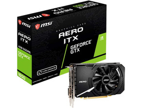 Add to cart Tarjeta Gráfica MSI GTX 1650 D6 Aero ITX v1 4GB GDDR6 Tarjeta Gráfica MSI GTX 1650 D6 Aero ITX v1 4GB GDDR6