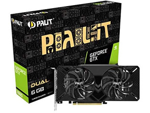 Tarjeta Gráfica Palit GTX 1660 Dual 6GB GDDR5