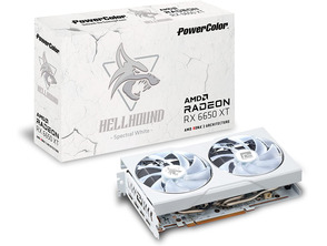 Tarjeta Gráfica Powercolor RX 6650XT Hellhound 8GB GDDR6 Weiß