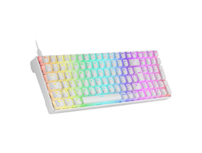 Teclado Gaming Mecánico Mars MKULTRA RGB Blanco Compacto 96%
