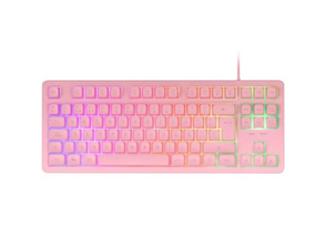 Teclado Gaming SemiMecánico Mars Gaming MK023/Rosa