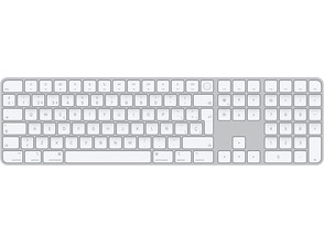Teclado Inalámbrico Apple Magic Keyboard con Touch ID Teclado Numérico MK2C3Y/A Plata