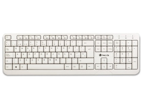 Teclado NGS Wired Spike Blanco