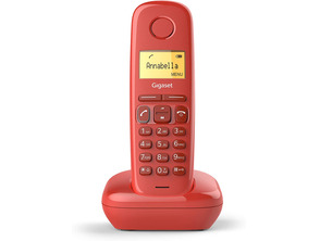 Teléfono Inalámbrico DECT Digital Gigaset A170 Rojo